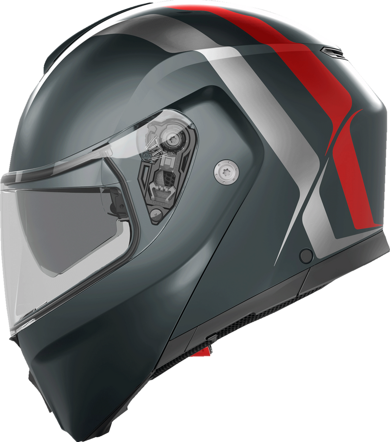 Streetmodular Resia Helmet - Gray/Matte/Red/Silver
