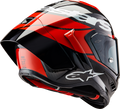 Black + Gloss + Red + White