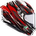 K6 S Reeval Helmet - Gray/Red/White