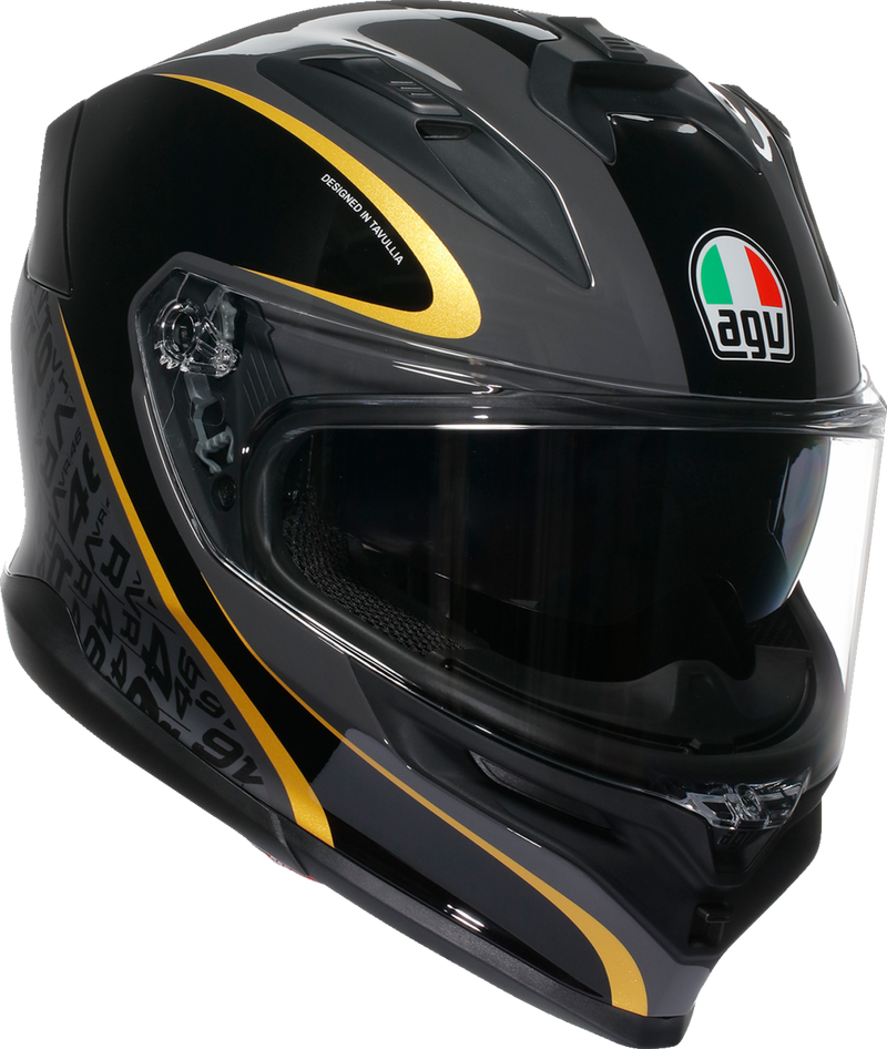 K7 Flow 46 Helmet - Black/Gold
