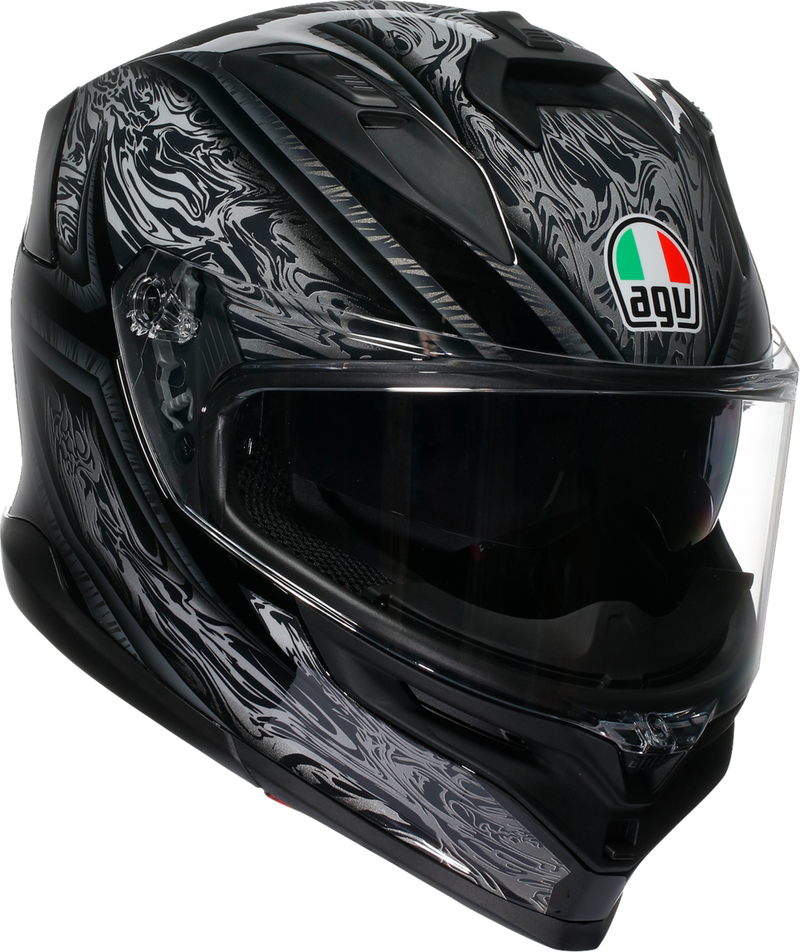 K7 Damascus Helmet - Black/Silver