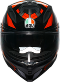 K7 Taurax Helmet - Black/Red