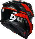 K7 Taurax Helmet - Black/Red