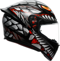 K1 S Lyzard Helmet - Black/Gray/Matte/Red