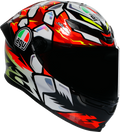 K6 S Bezzecchi 2024 Helmet - Red/Yellow