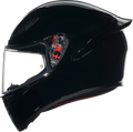 K1 S Solid Helmet - Black
