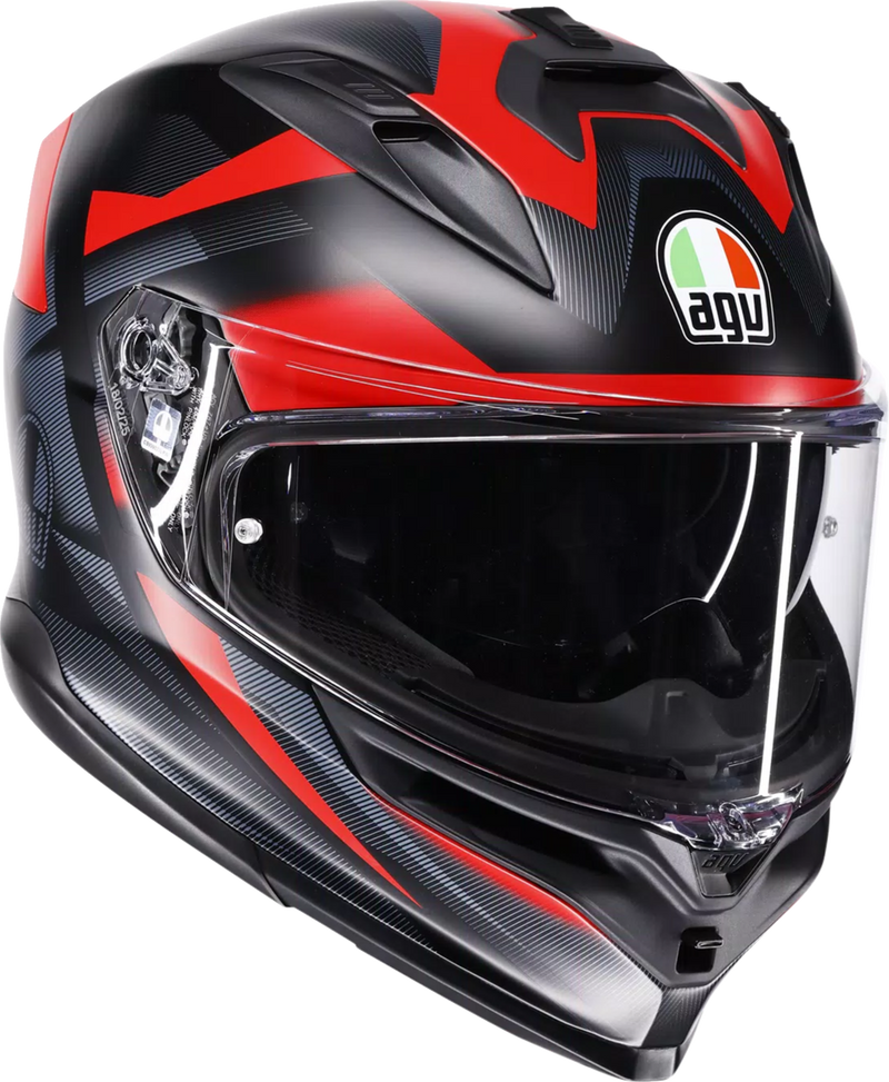 K7 Glimpse Helmet - Black/Matte/Red