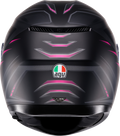 K3 Syth Helmet - Black/Matte/Pink