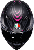K3 Syth Helmet - Black/Matte/Pink