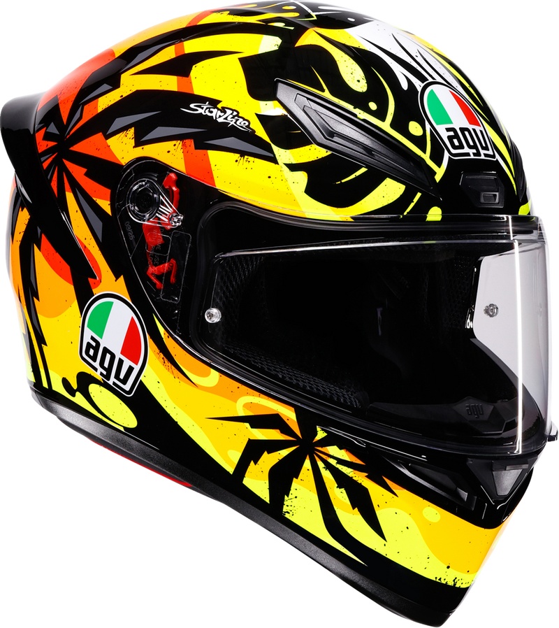 K1 S Tropicrush Helmet - Black/Orange