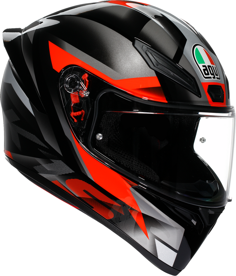 K1 S Fastlap Helmet - Black/Gray/Red