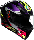 K1 S Fastlap Helmet - Black/Pink/Purple