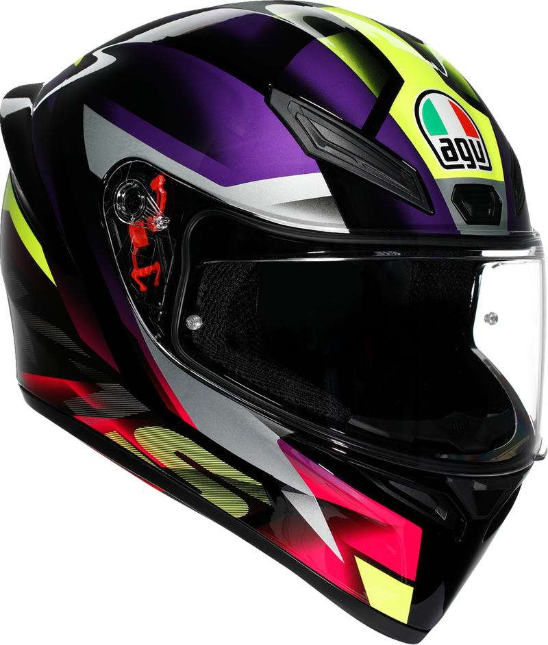 K1 S Fastlap Helmet - Black/Pink/Purple