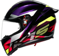 K1 S Fastlap Helmet - Black/Pink/Purple
