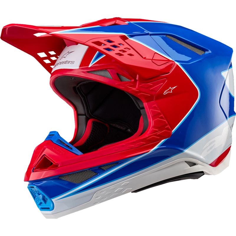 Blue + Gloss + Red + White