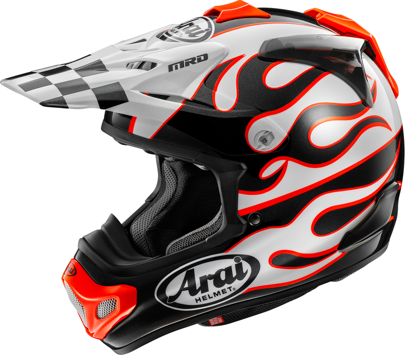 VX-Pro4 Flame Helmet - White