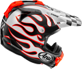 VX-Pro4 Flame Helmet - White