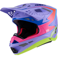 Blue + Fluorescent Yellow + Gloss + Orange + Pink + Purple