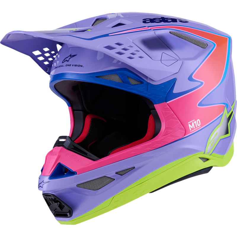 Blue + Fluorescent Yellow + Gloss + Orange + Pink + Purple
