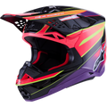 Fluorescent Yellow + Gloss + Pink + Purple