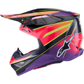 Fluorescent Yellow + Gloss + Pink + Purple