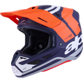 Blue + Matte + Orange + White