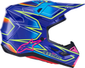 Blue + Fluorescent Yellow + Gloss + Pink