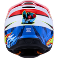 Blue + Fluorescent Yellow + Red + White