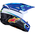 Black + Blue + Fluorescent Yellow + White
