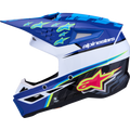 Black + Blue + Fluorescent Yellow + White