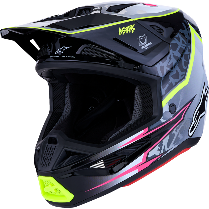 Black + Fluorescent Yellow + Gloss + Gray + White