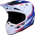 Blue + Gloss + Red + White
