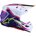 Fluorescent Yellow + Gloss + Pink + Purple + White
