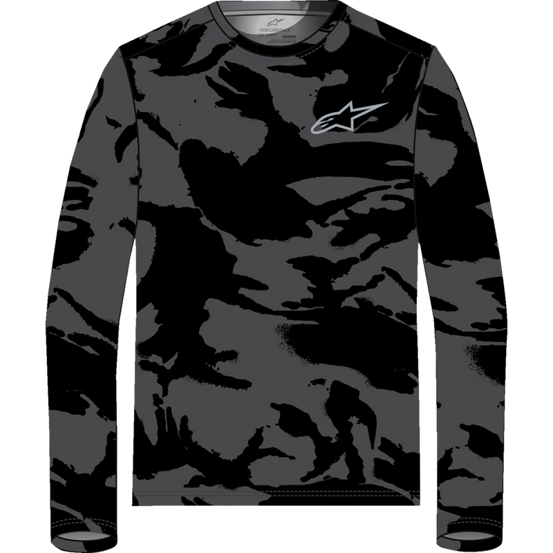 Alpinestars Performance Long-Sleeve T-Shirt - Black/Camo