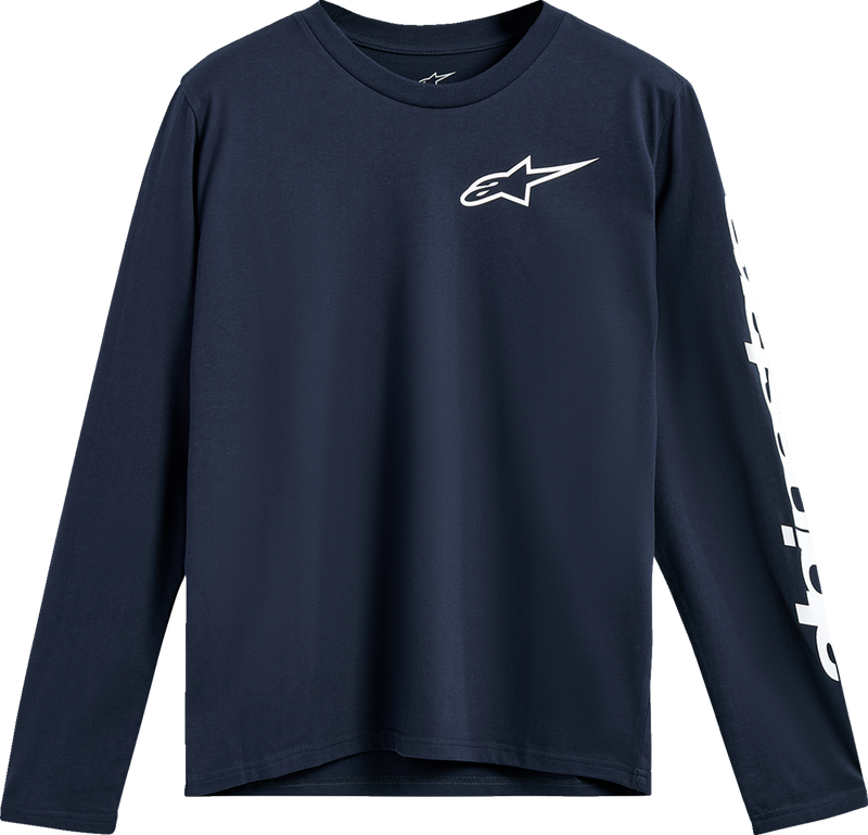 Alpinestars Trackside Long-Sleeve CSF T-Shirt - Navy