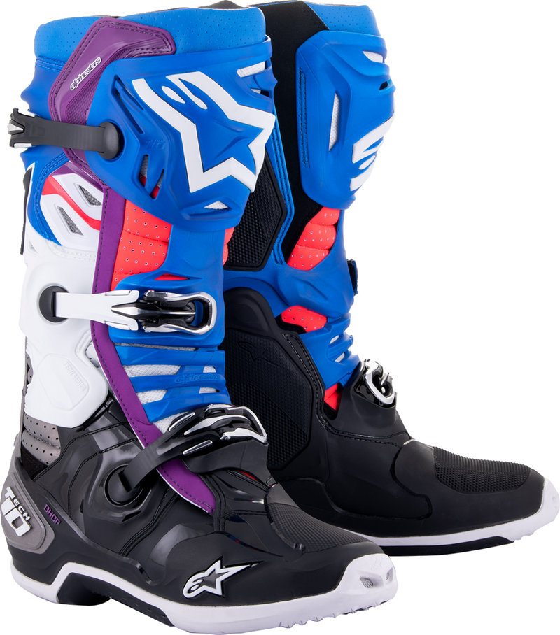 Alpinestars Tech 10 Supervented Boots - Blue/Black/White