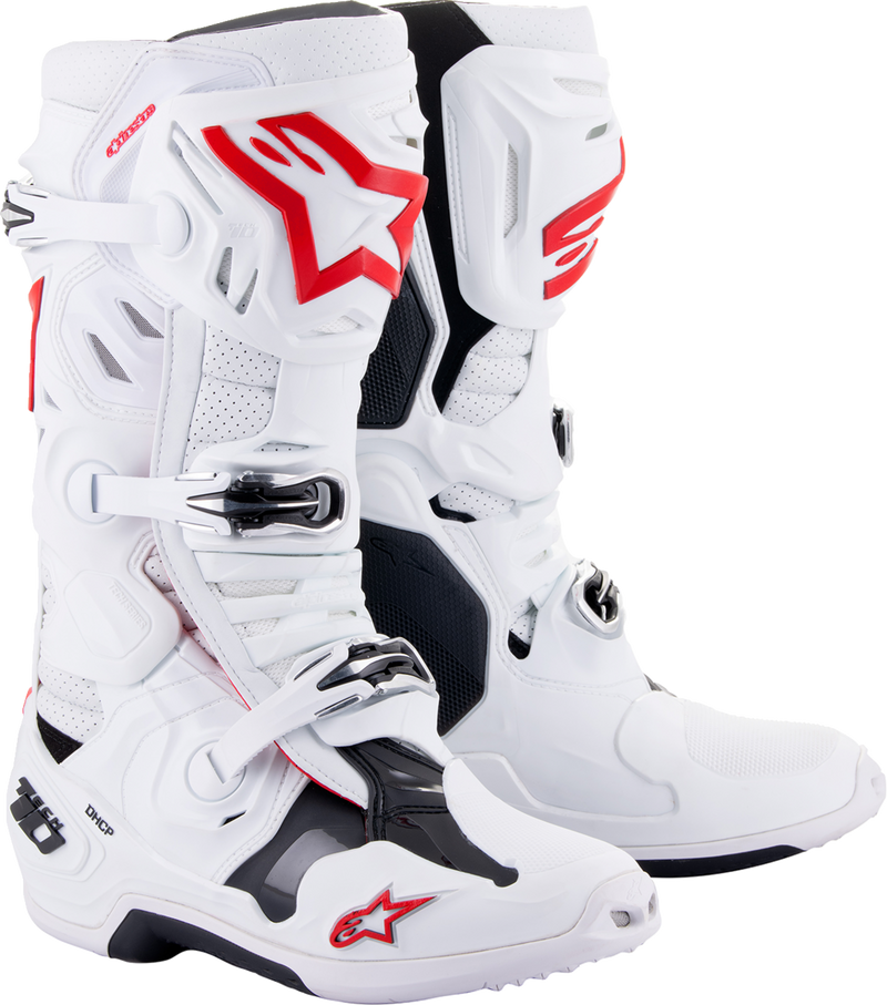 Alpinestars Tech 10 Supervented Boots - White/Red