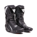 Demon Sprint - Men's One-Piece Perforated Leather Motorcycle Suit - Black/Black/Red-Lava