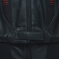 Laguna Seca 5 - Men's 2-Piece Motorcycle Leather Suit - Black/Anthracite/Red-Fluo