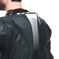 Laguna Seca 5 - Men's 2-Piece Motorcycle Leather Suit (Short/Tall) - Black/Black/White