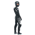 Grobnik - Women's 1-Piece Motorcycle Perforated Leather Suit - Black/Black/White