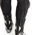 Laguna Seca 6 - Perforated One-Piece Leather Racing Suit - Black/White/Anthracite