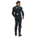 Avro 4 - Men's 2-Piece Motorcycle Leather Suit (Short/Tall) - Black-Matt/Black-Matt/White