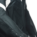 Avro 4 - Men's 2-Piece Motorcycle Leather Suit (Short/Tall) - Black-Matt/Black-Matt/White