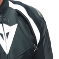 Avro 4 - Men's 2-Piece Motorcycle Leather Suit (Short/Tall) - Black-Matt/Black-Matt/White