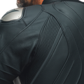 Avro 4 - Men's 2-Piece Motorcycle Leather Suit (Short/Tall) - Black-Matt/Black-Matt/White