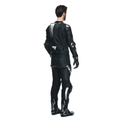 Laguna Seca 5 - Men's 2-Piece Motorcycle Leather Suit - Black/Black/White