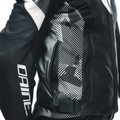 Avro 5 - Men's Motorcycle Leather Jacket - Black/White/Anthracite