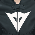 Avro 5 - Women's Motorcycle Leather Jacket - Black/Black/White