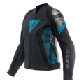 Avro 5 - Women's Motorcycle Leather Jacket - Black/Black/White